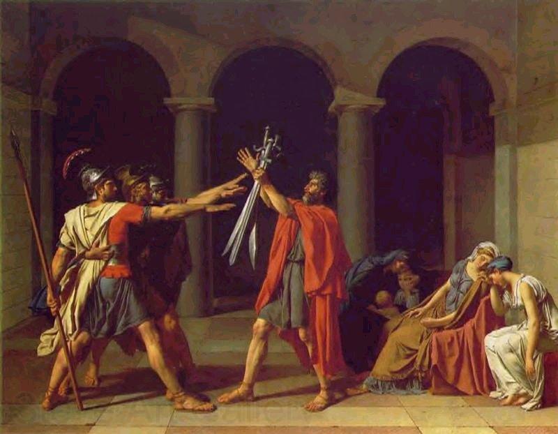 Jacques-Louis David Oath of the Horatii Spain oil painting art
